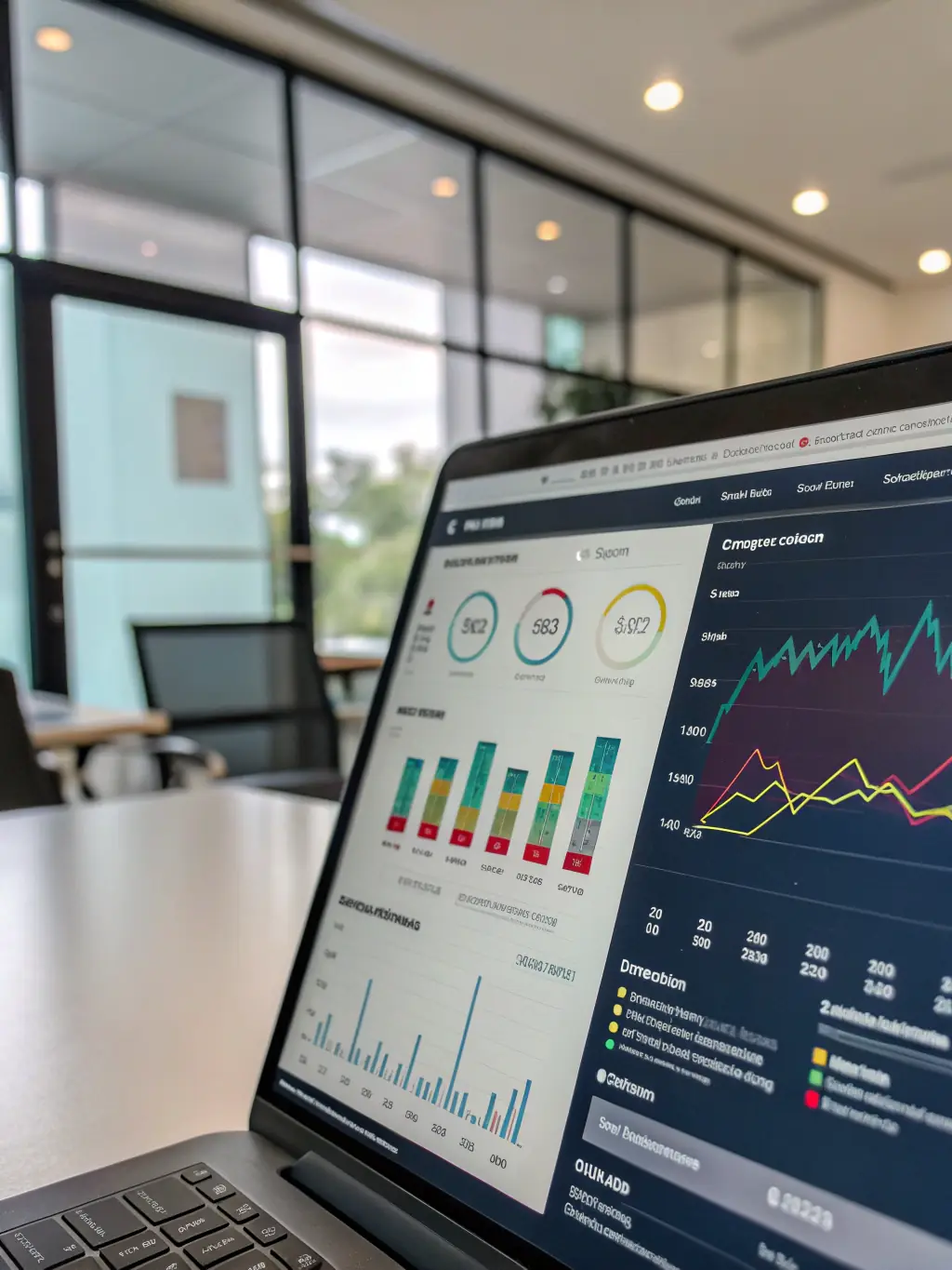 A graph showcasing measurable results and ROI from a successful digital marketing campaign managed by DIGIWIZ.