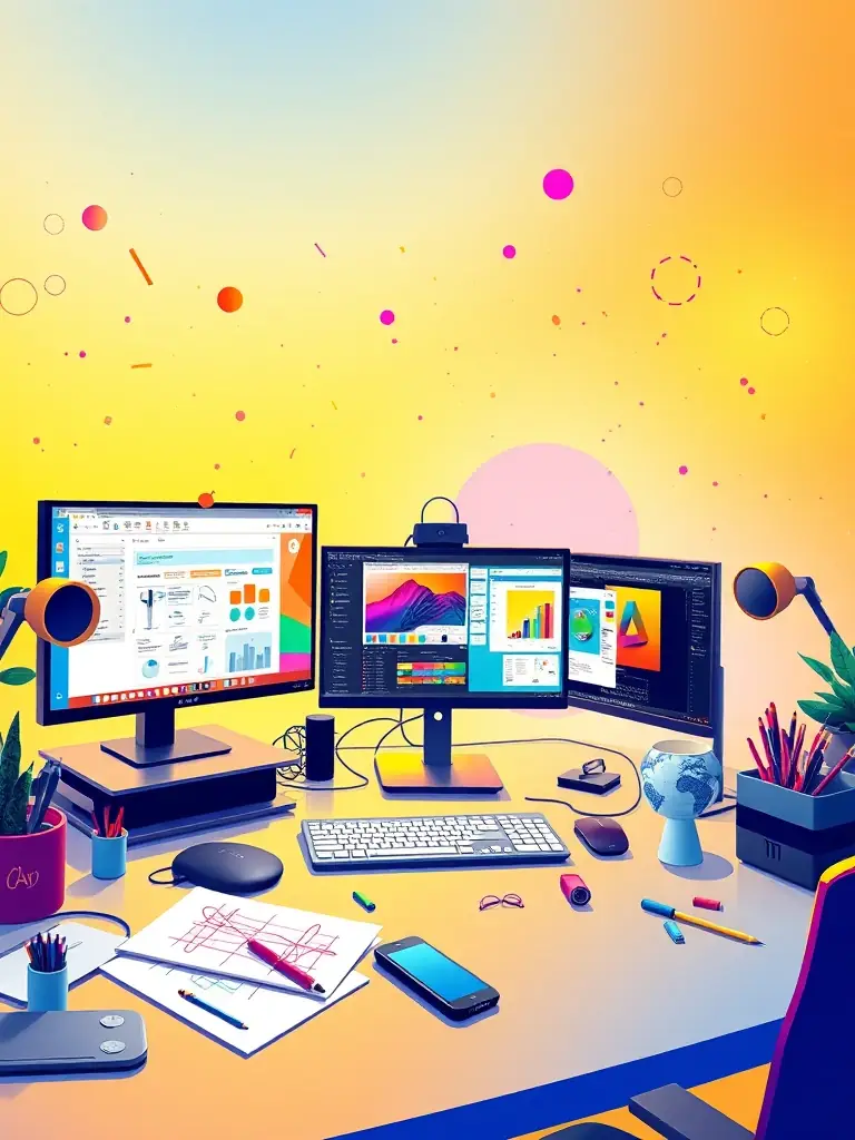 A visually appealing ad campaign design, highlighting DIGIWIZ's ability to create effective paid advertising campaigns.